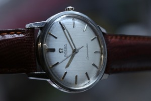 【OMEGA】 1965 シーマスターオートマチック ホワイトヘアラインダイヤル 自動巻き OH済み  / Vintagewatch / Seamaster / Cal.552