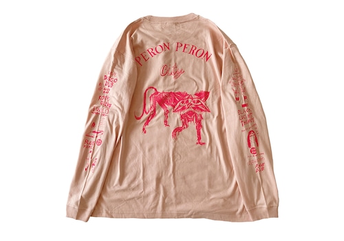 SONY SUZUKI｜Long Sleeve Tshirt (Pink on Pink)