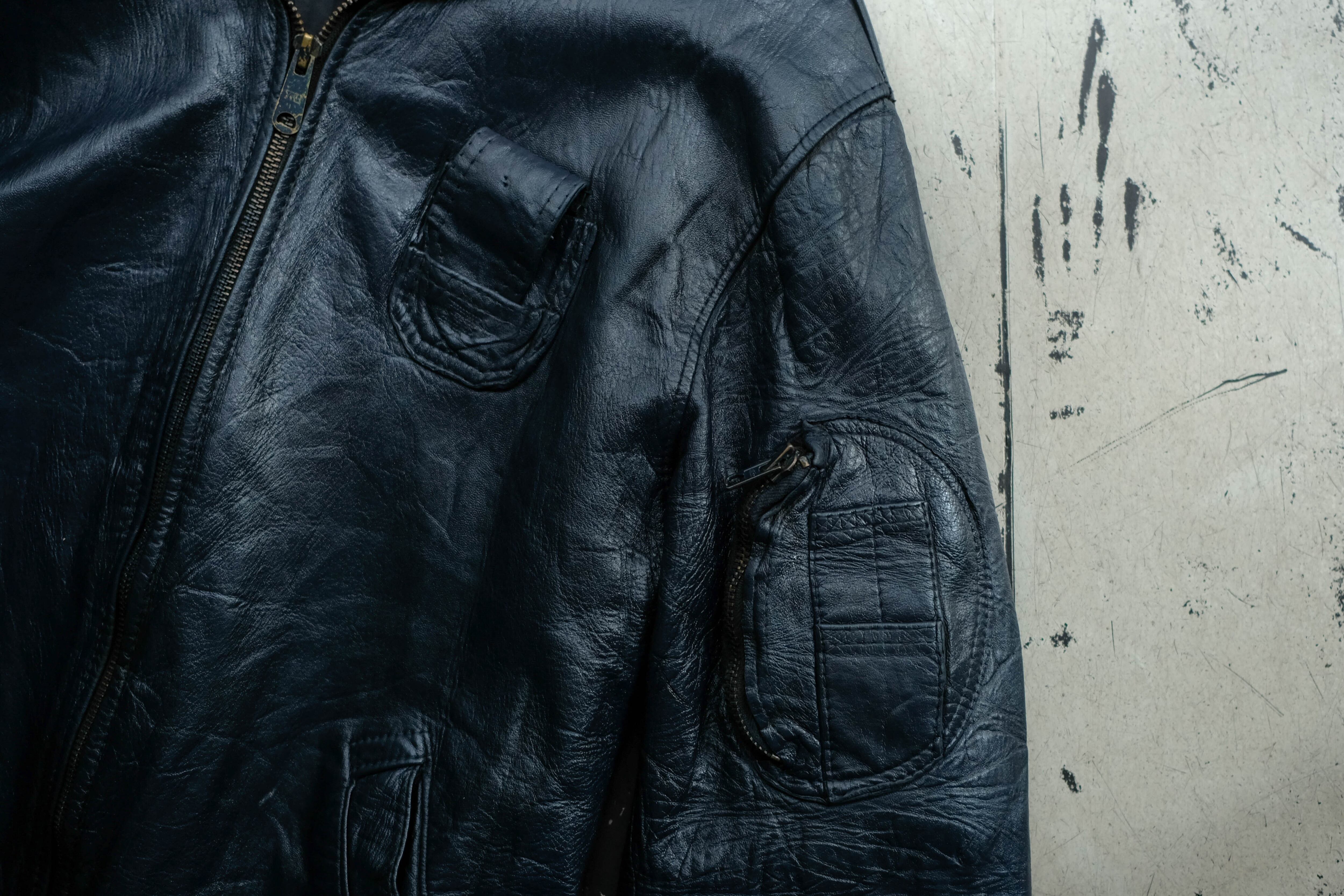フレンチパイロットレザージャケット③ 民間品 | militaria & encore