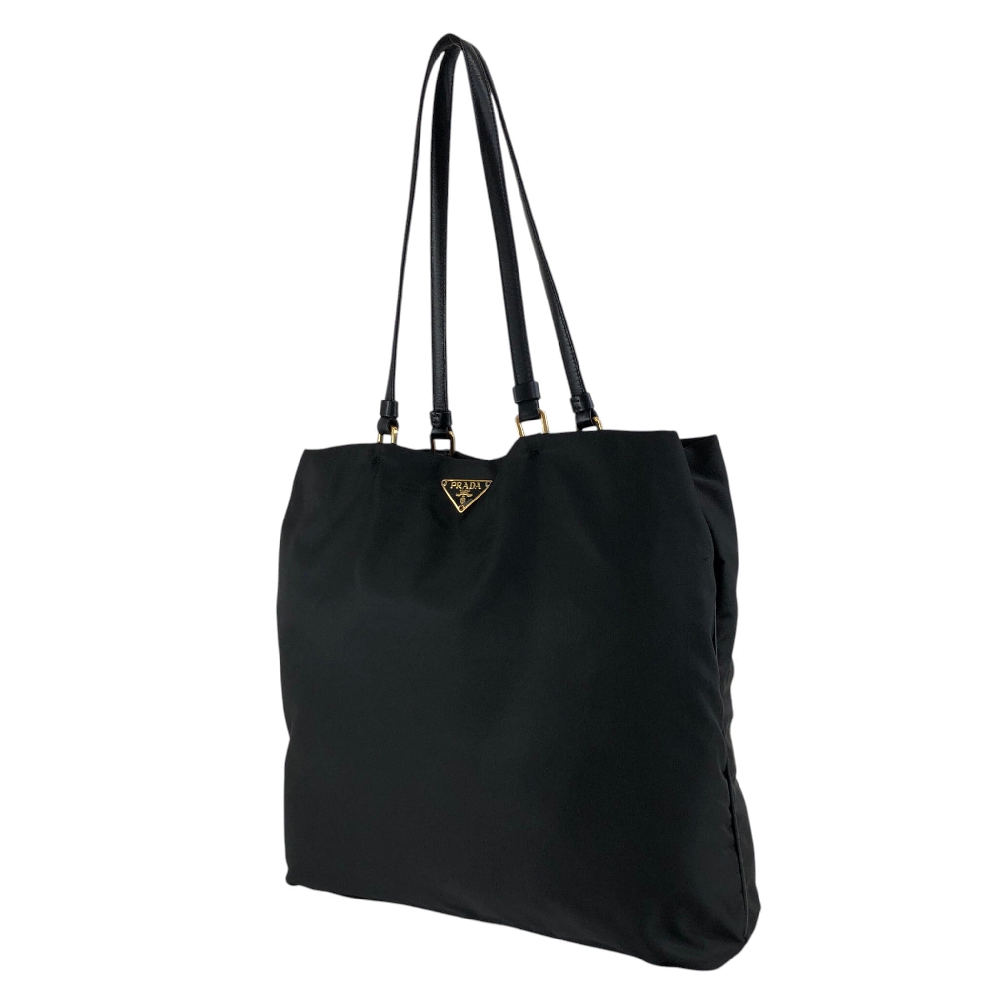 PRADA プラダ ハンドバッグ ブラック トライアングルロゴ ナイロン