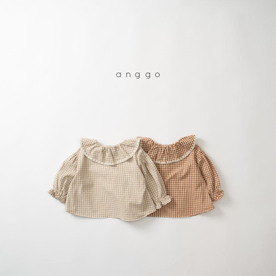 【即納】anggo / キャラメルブラウス