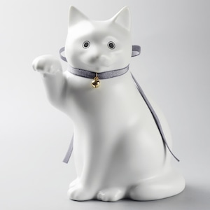 へそくりの招き猫 参号白 / Manekineko Bank Third Model White