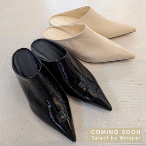 【ATELIER BRUGGE】Pointed toe mules