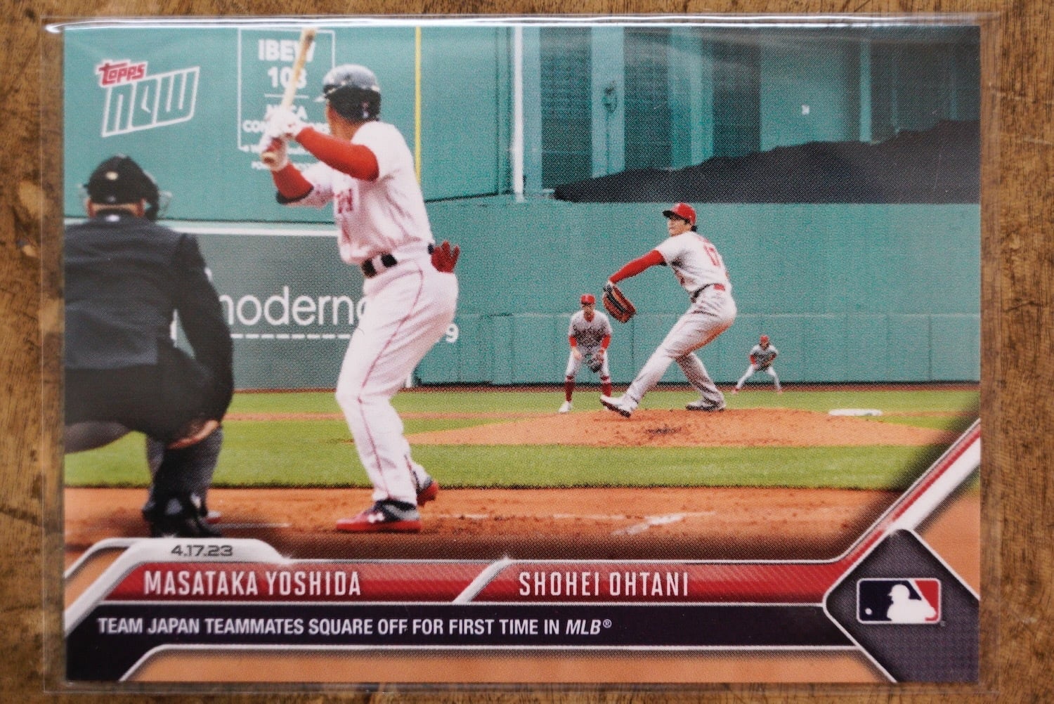 2985G5 大谷翔平 VS 吉田正尚 MLBでの初対決 2023/4/17 topps now（24