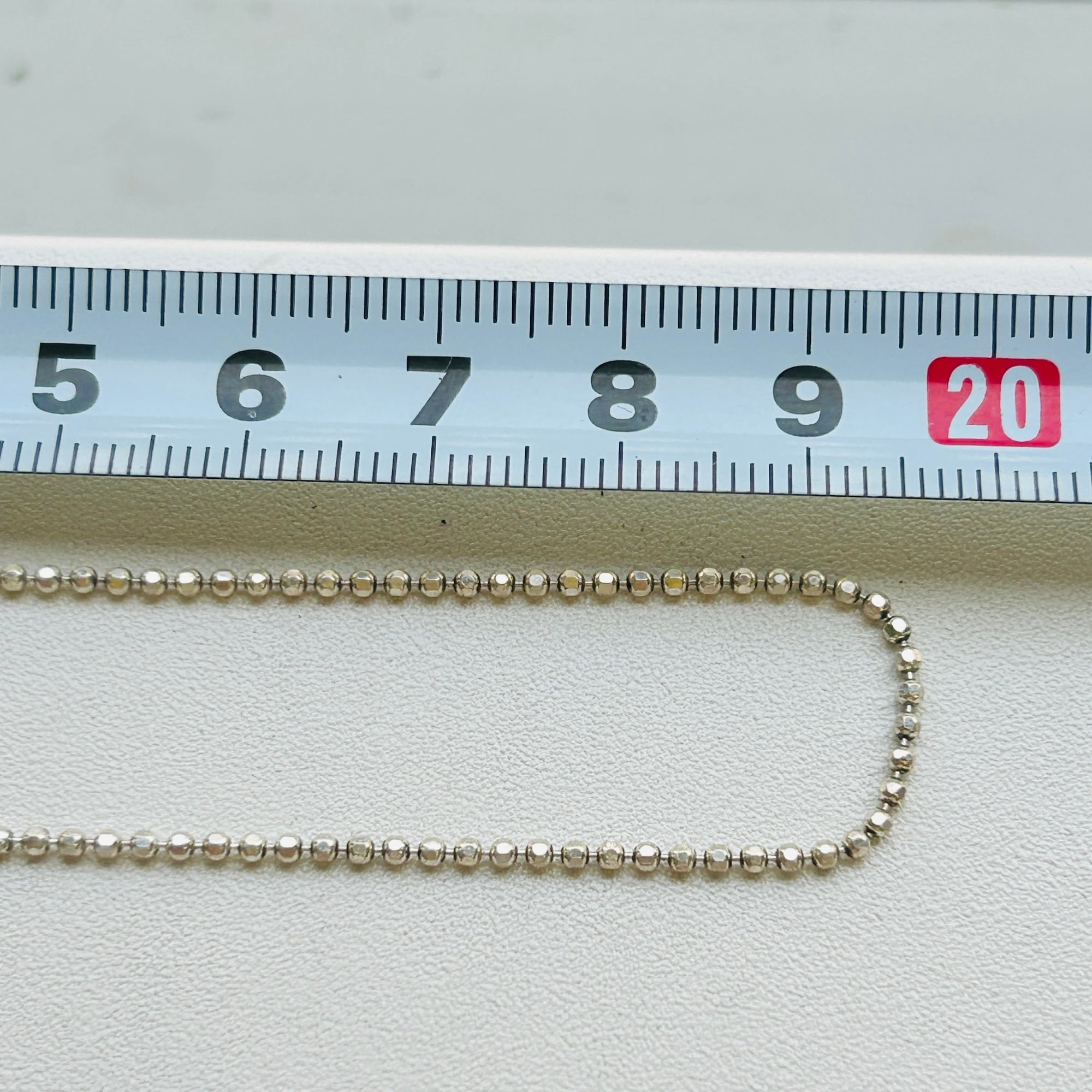 Italy シルバー925 ボールチェーン（40.5cm） | Milo Antiques & Vintage