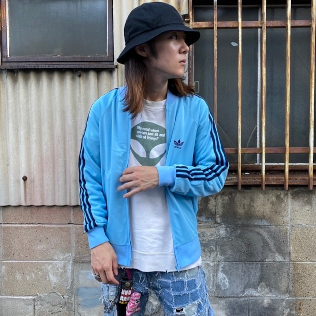 70年代 70s フランス製 VENTEX社製 adidas アディダス ATP ジャージ 
