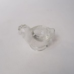 にわとりガラスのジュエリートレイ