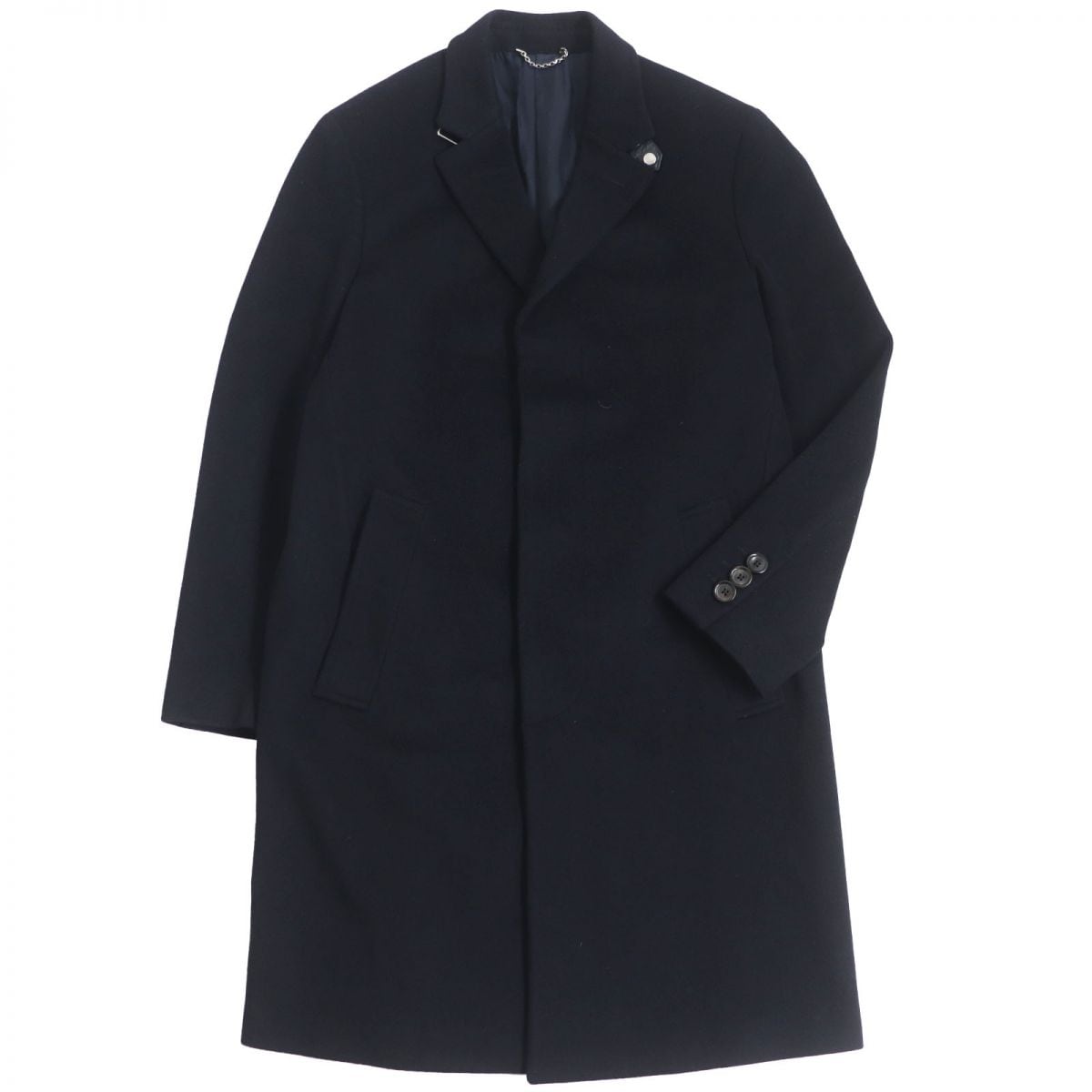 LOUIS VUITTON ルイヴィトン 裏地モノグラム チェスターコート 【公式