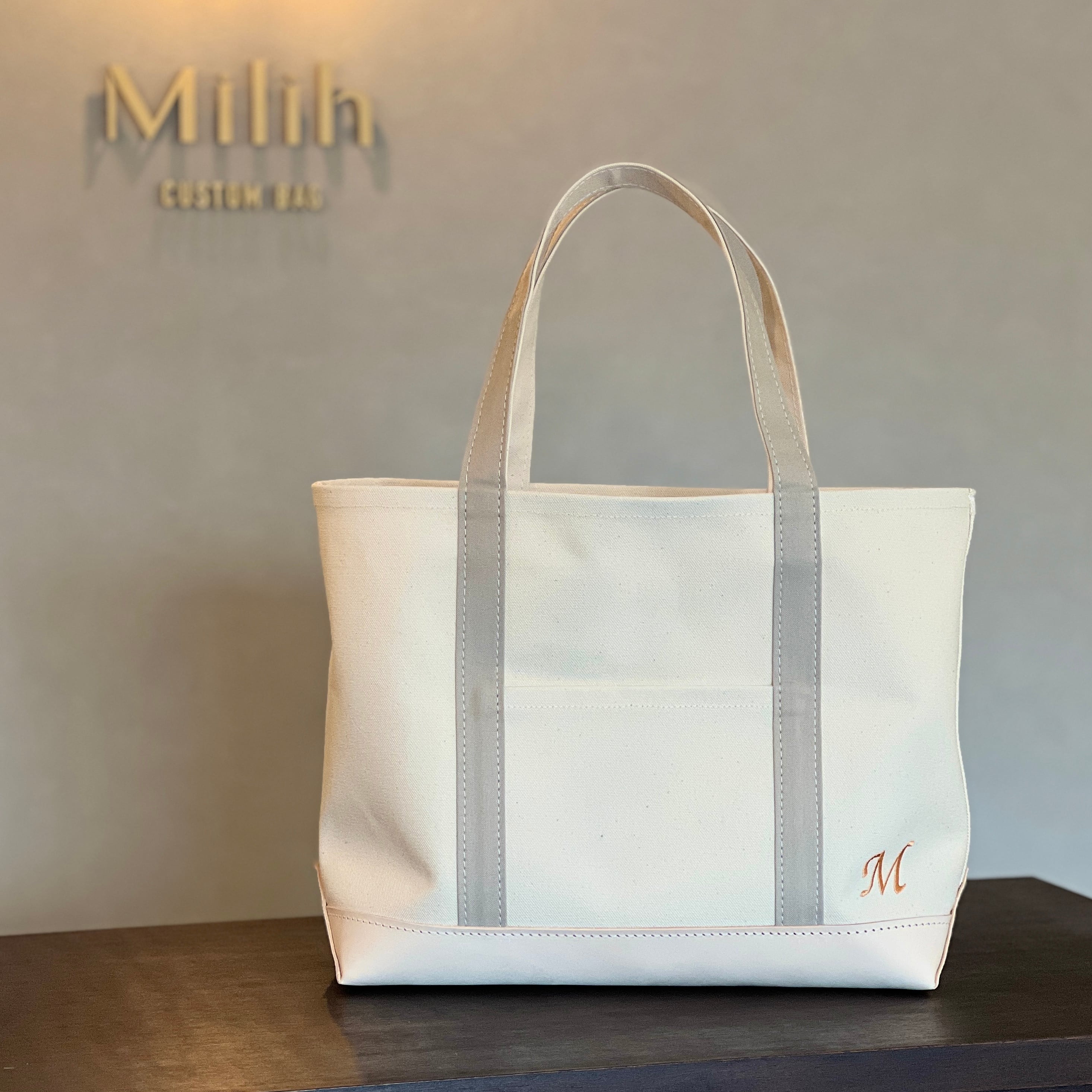 キャンバストートカスタマイズ］Lサイズ ボトムレザーに変更 | CUSTOM