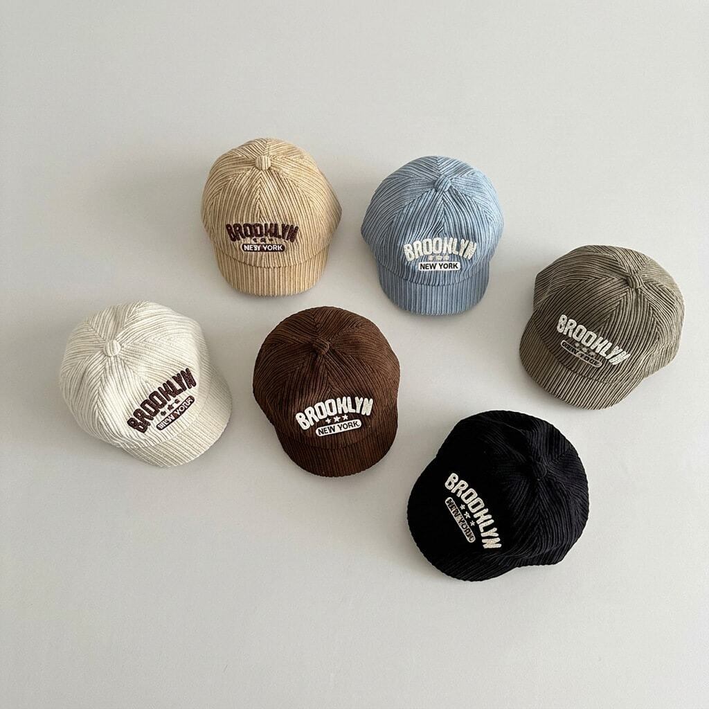 BROOKLYNコーデュロイベビーキャップ