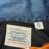 【sacai / Levi's】サカイ リーバイス デニム × ナイロンツイル MA-1 ジャケット リバーシブル