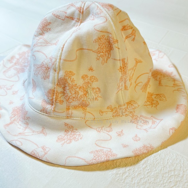 【3-9m】ベビー（女の子）帽子　ハット