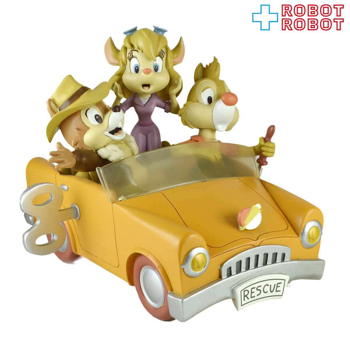 ディズニーストア チップとデール レスキューレンジャー フィギュア 箱 