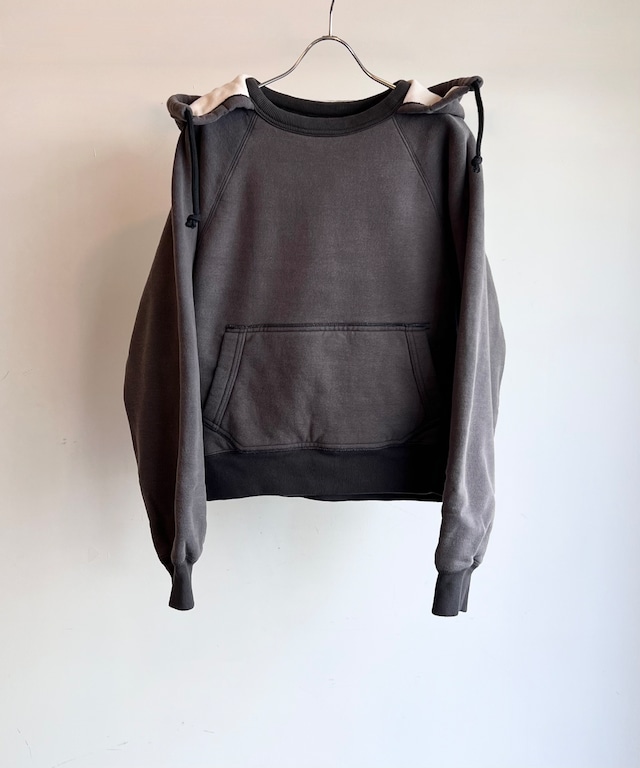 FUMIKA_UCHIDA/ Sap-Cs001-2TONE PULL OVER HOODIE