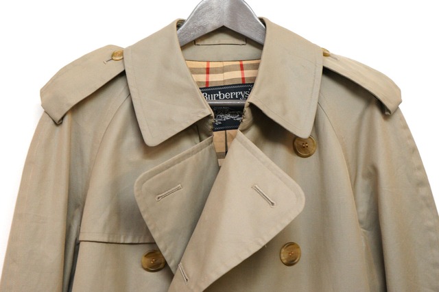 1092 Burberrys バーバリー トレンチコート 綿100 メンズ古着 三陽商会 Antique John アンティーク ジョン