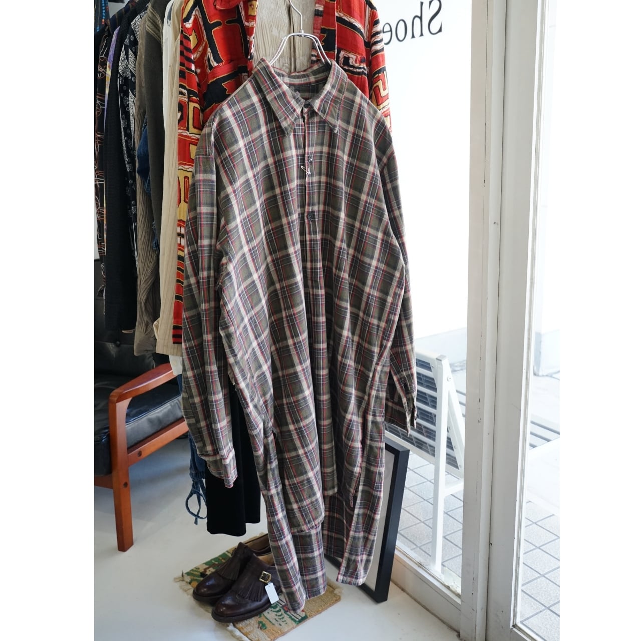 グランパシャツ チェック ユーロ 60～70年代 XL相当 ｜NA386 | Pickle