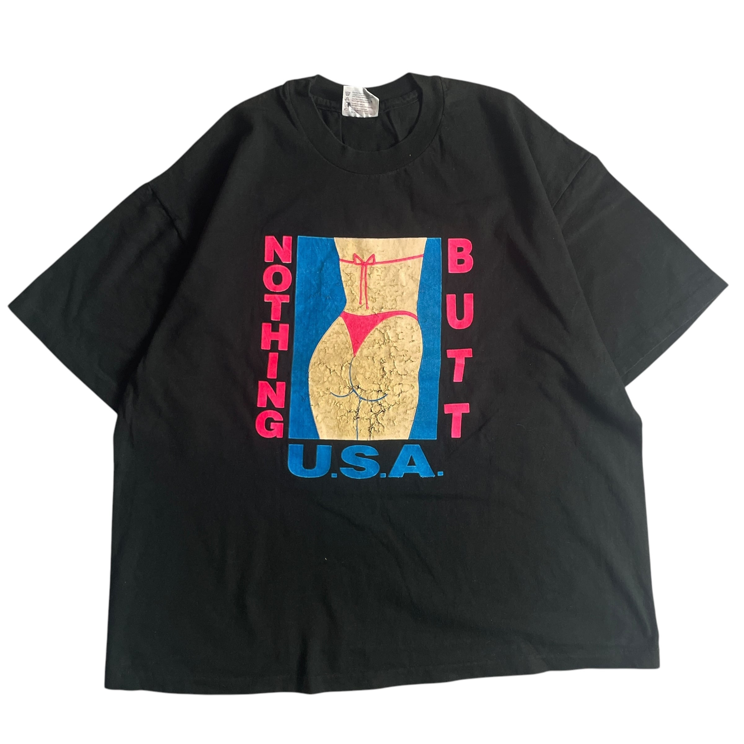 90s USA製 NOTHING BUTT エロ vintage T-shirt