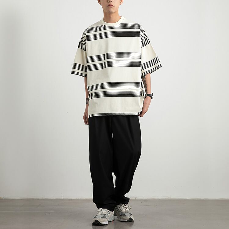 ★AMERICAN WIDE STRIPE T-SHIRT　　　A0627