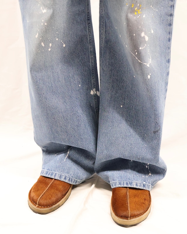 【26ss/ROLDSKOV】painted bootcut denim