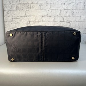 CHANEL シャネル ココマーク ニュートラベルトートMM キャンバス トートバッグ ブラック A-9506