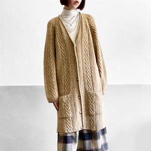 Laura Ashley Beige Knit Cardigan Coat
