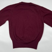 カシミヤ100% Ramuz ラミューズ ニット セーター M~L程度/赤紫系 レディース