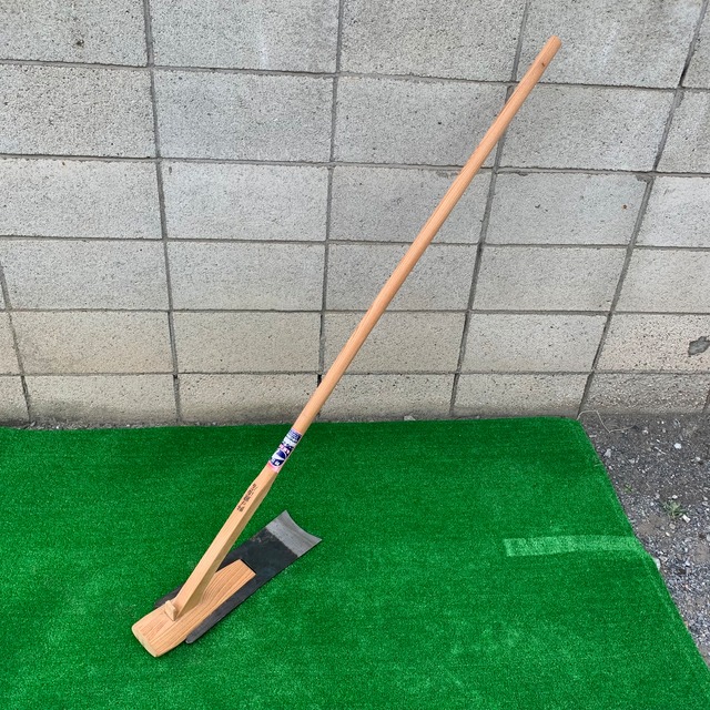 平鍬（ひらぐわ）貴重 手造り鍛造 日本製 刃長40㎝ 野口式農具