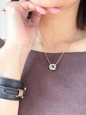 スリーリングネックレス