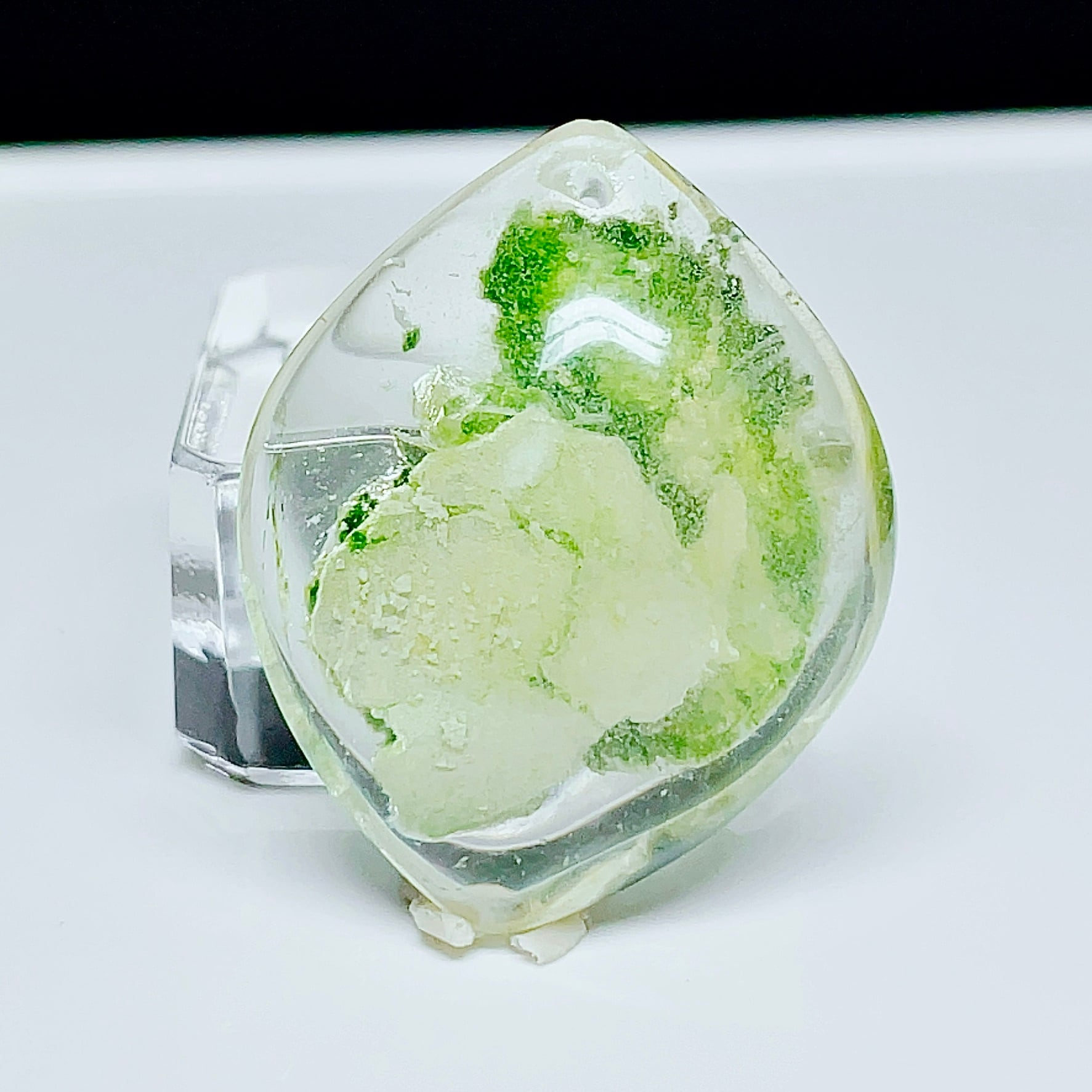 超美品】天然石パワーストーン麒麟彫り置物カルサイト1