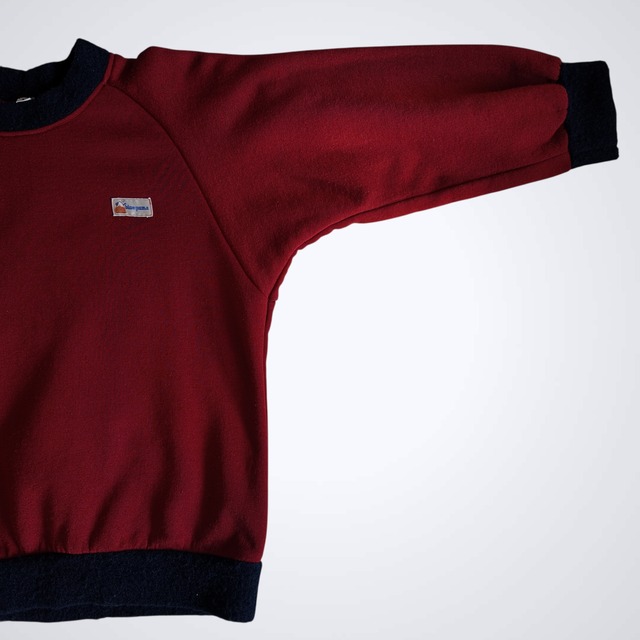 1980s BLUE PUMA PILE SWEATER