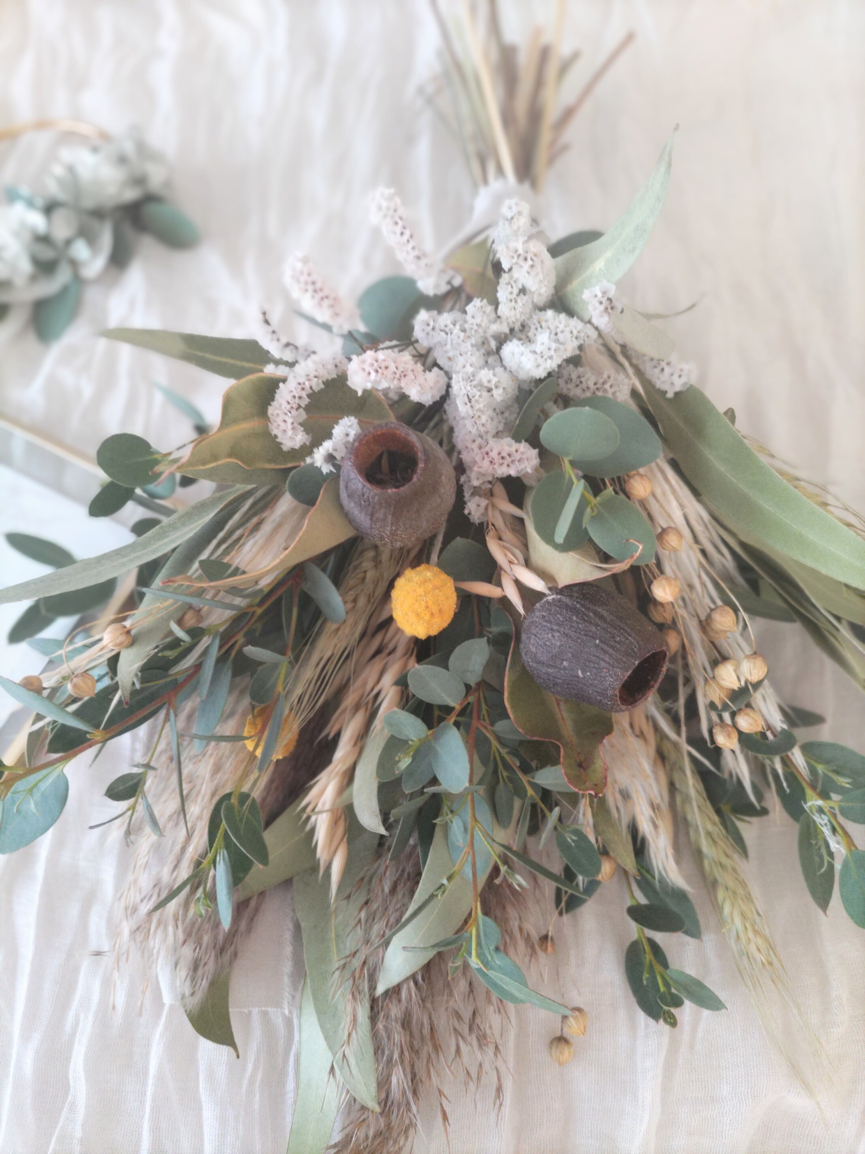 sale❗️＊アナベルとリューカデンドロンのスワッグ＊2個set ドライフラワー sale❗️＊アナベルとリューカデンドロンのスワッグ＊2個set ドライ