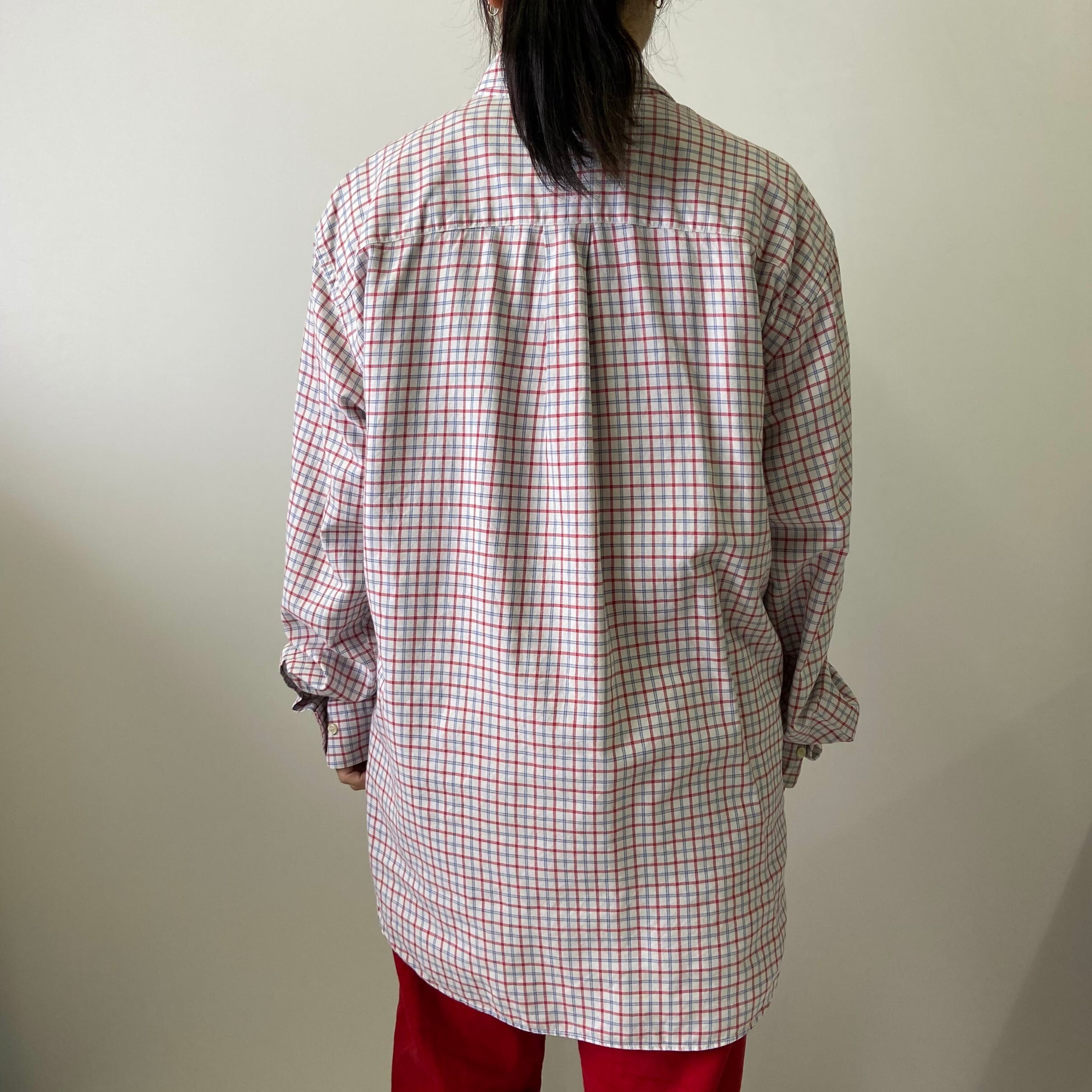 BURBERRY LONDON バーバリー チェック 長袖シャツ ボタンダウンシャツ 