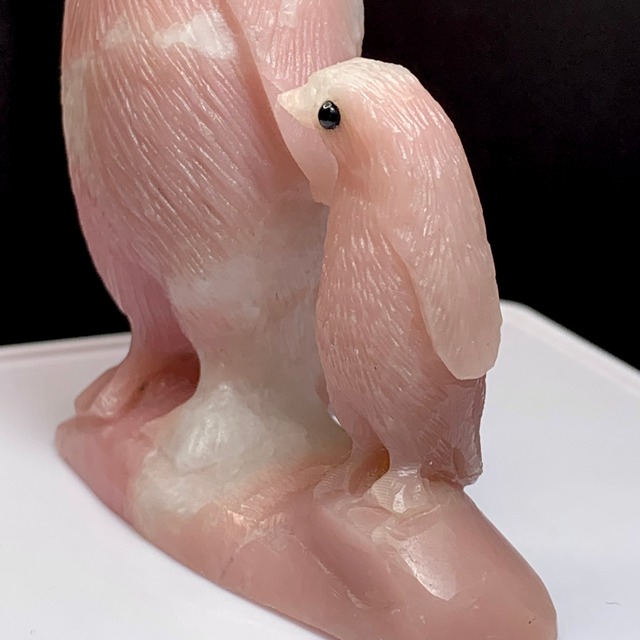 1.ピンクオパール・親子ペンギン