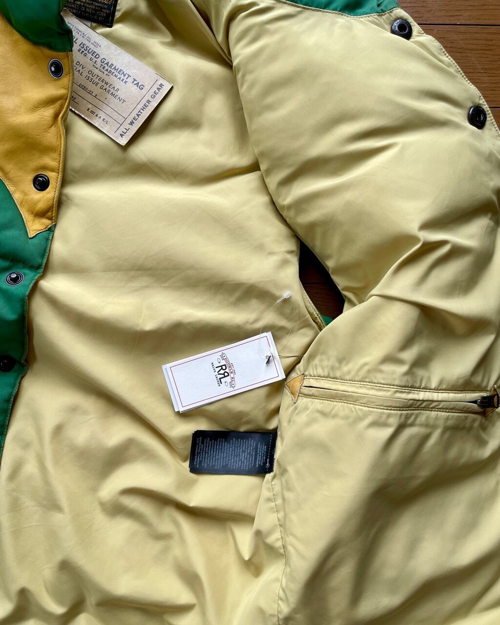 RRL 新品 プリマロフトダウンベスト レザーヨーク サイズS | Room