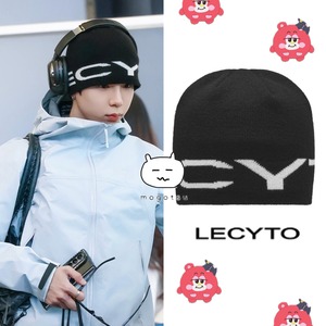 ★RIIZE ショウタロウ 着用！！【LECYTO】LOGO JACQUARD BEANIE_[BLACK]