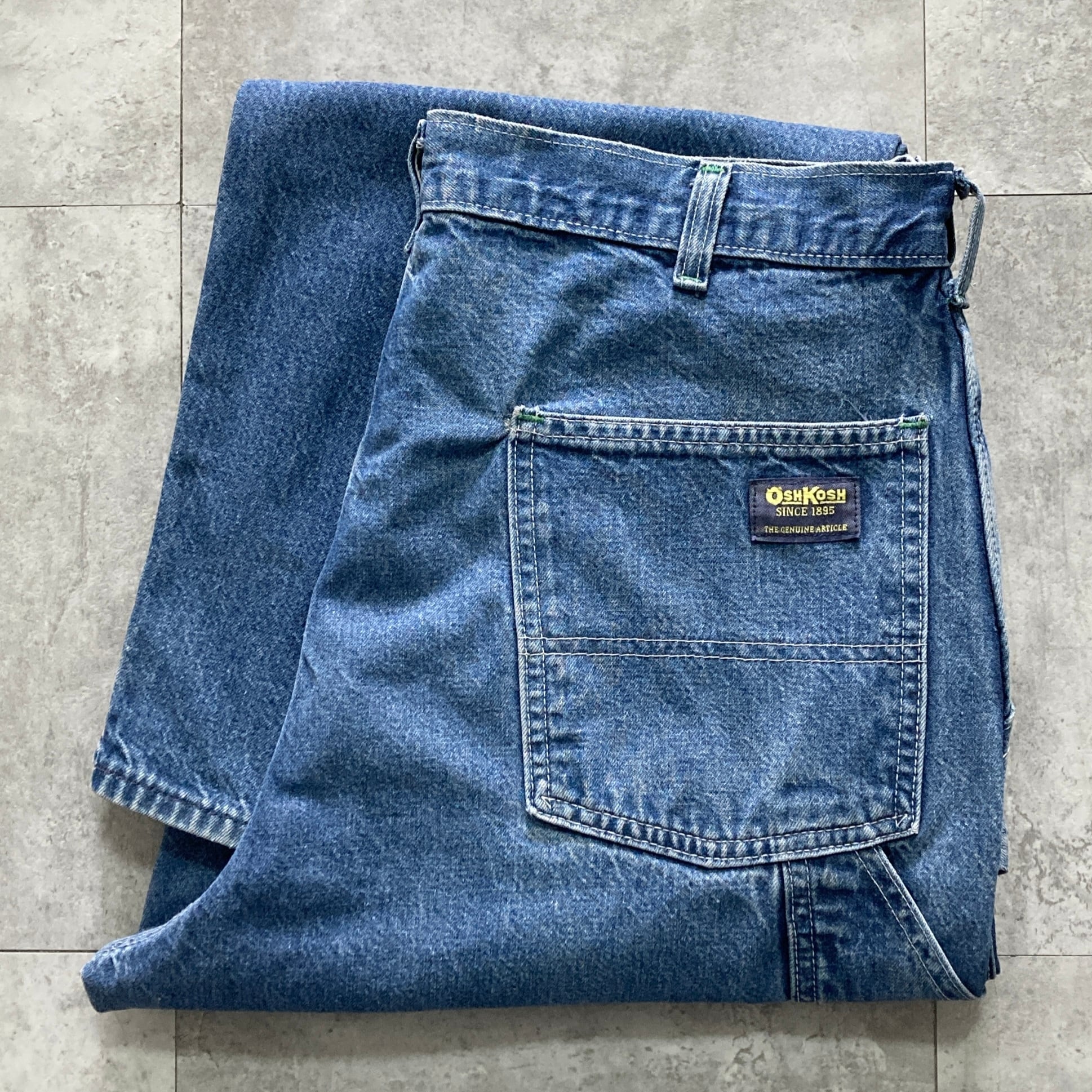 80s-90s】OSHKOSH オシュコシュ 42TALON タロンジッパー ロゴ刺繍 縦