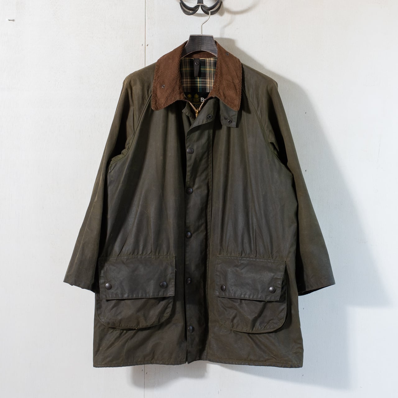 ヴィンテージBEAUFORT名品Britishwax-jacket market British wax-jacket market