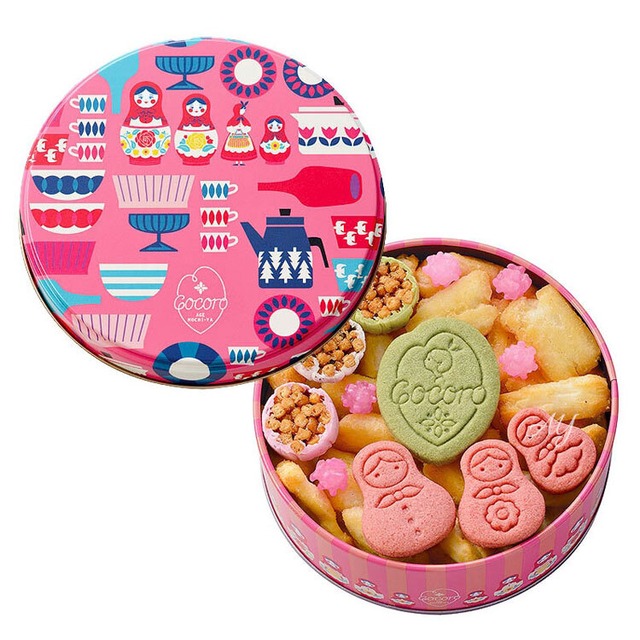 【送料無料】お菓子 ギフト麻布十番 あげもち COCORO ミニ缶 ソルトミックス  お菓子 和菓子 人気 おしゃれ 個包装 ギフト お歳暮 御歳暮 お土産 挨拶 お礼　aac02-ay