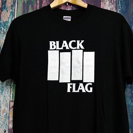 BLACK FLAG ブラック・フラッグ 半袖黒色 Tシャツ 選べる6サイズ