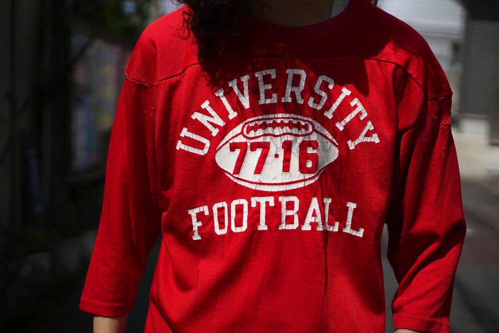 Champion [CHAMPION PRODUCTS INC] Football T-shirt [Late 1960s