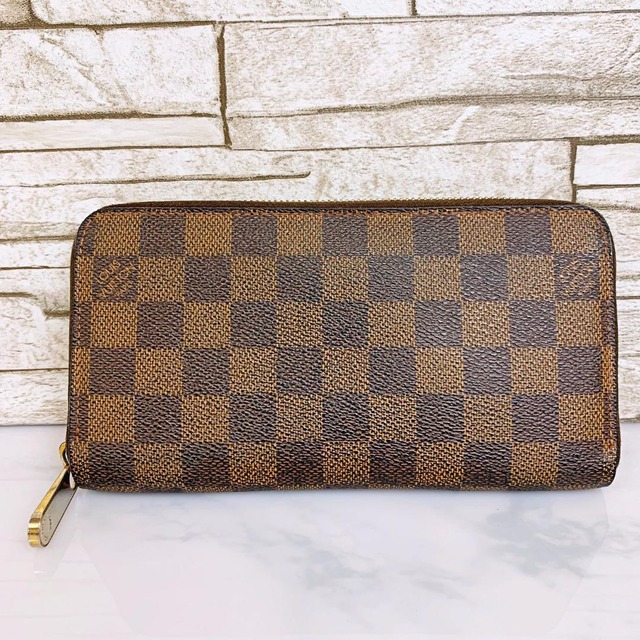 LV ルイヴィトン 長財布 ダミエ エベヌ ジッピー ウォレット