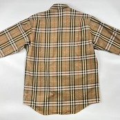 90s Burberrys バーバリー シャドーホース ノバチェック 長袖シャツ L/ベージュ系 メンズ ビンテージ