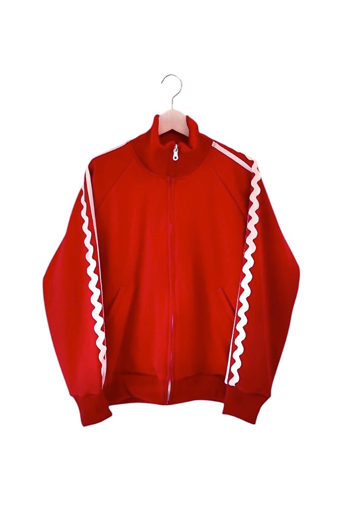 KUMA EMBROIDERY PATCH TRACK JACKET / F2 | frankygrow concept shop