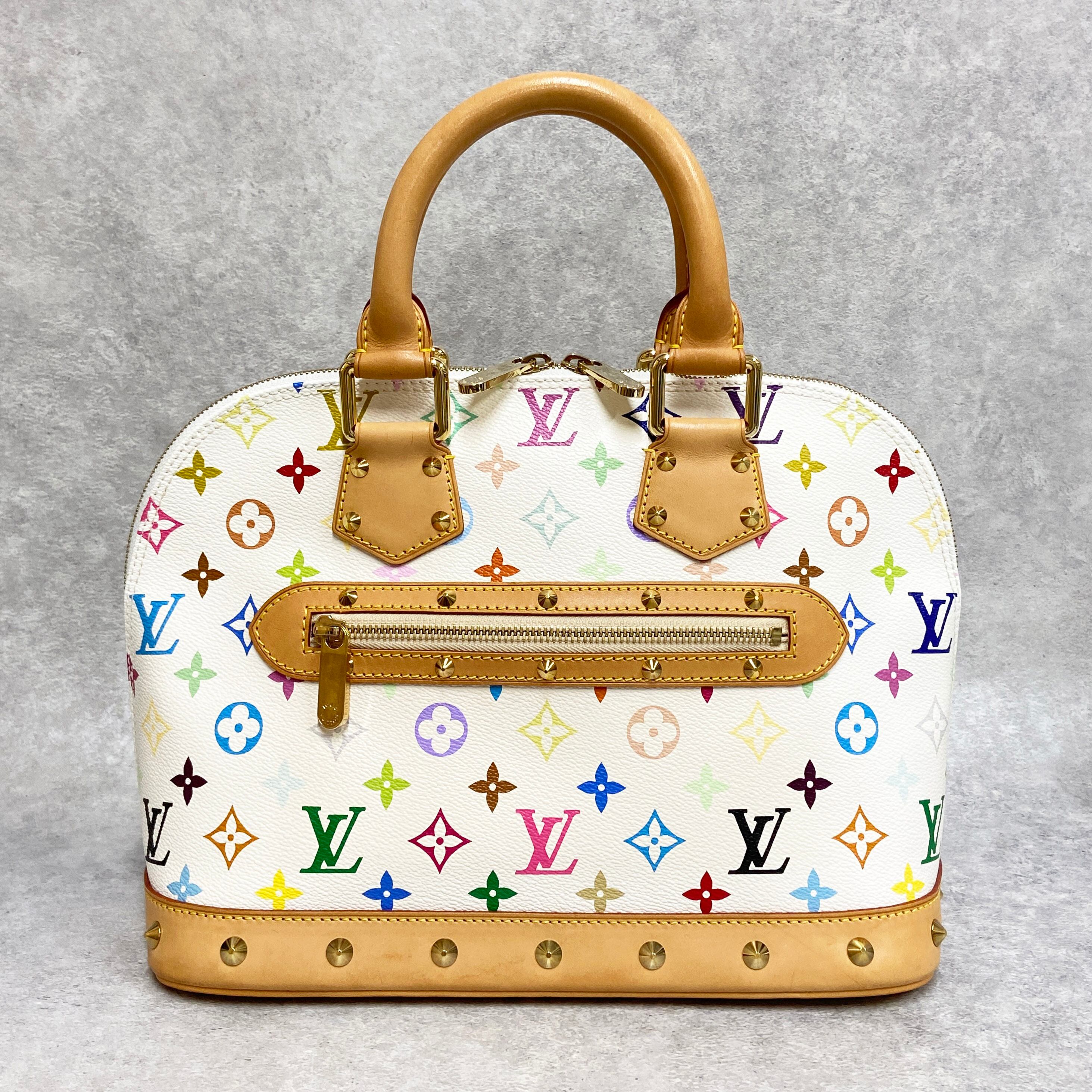 LOUIS VUITTON アルマ ハンドバッグ モノグラム マルチカラー