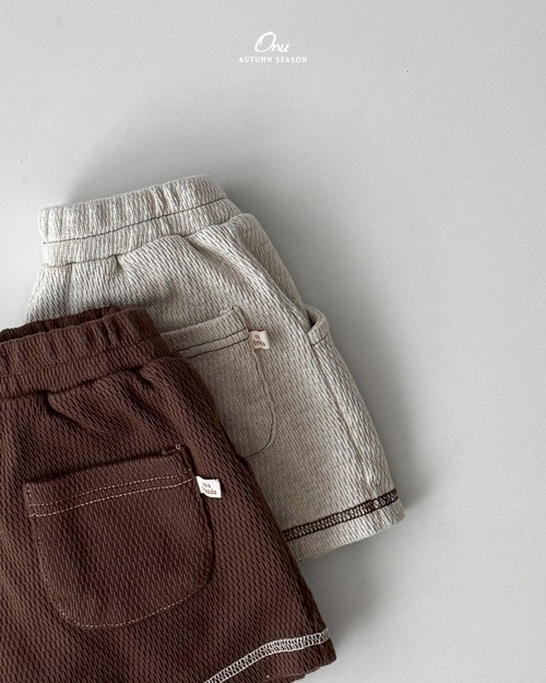 〘予約〙onu / Cinnamon sand pants