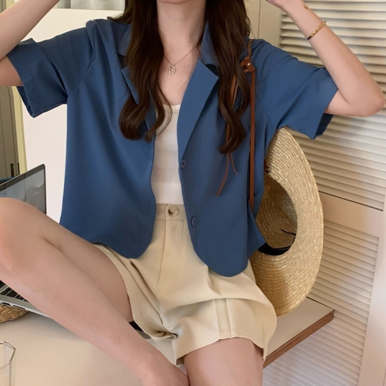 ショートスリーブジャケット D1384