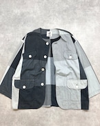 ~90s HAI SPORTING GEAR Panel Pattern Cotton Coverall Jacket