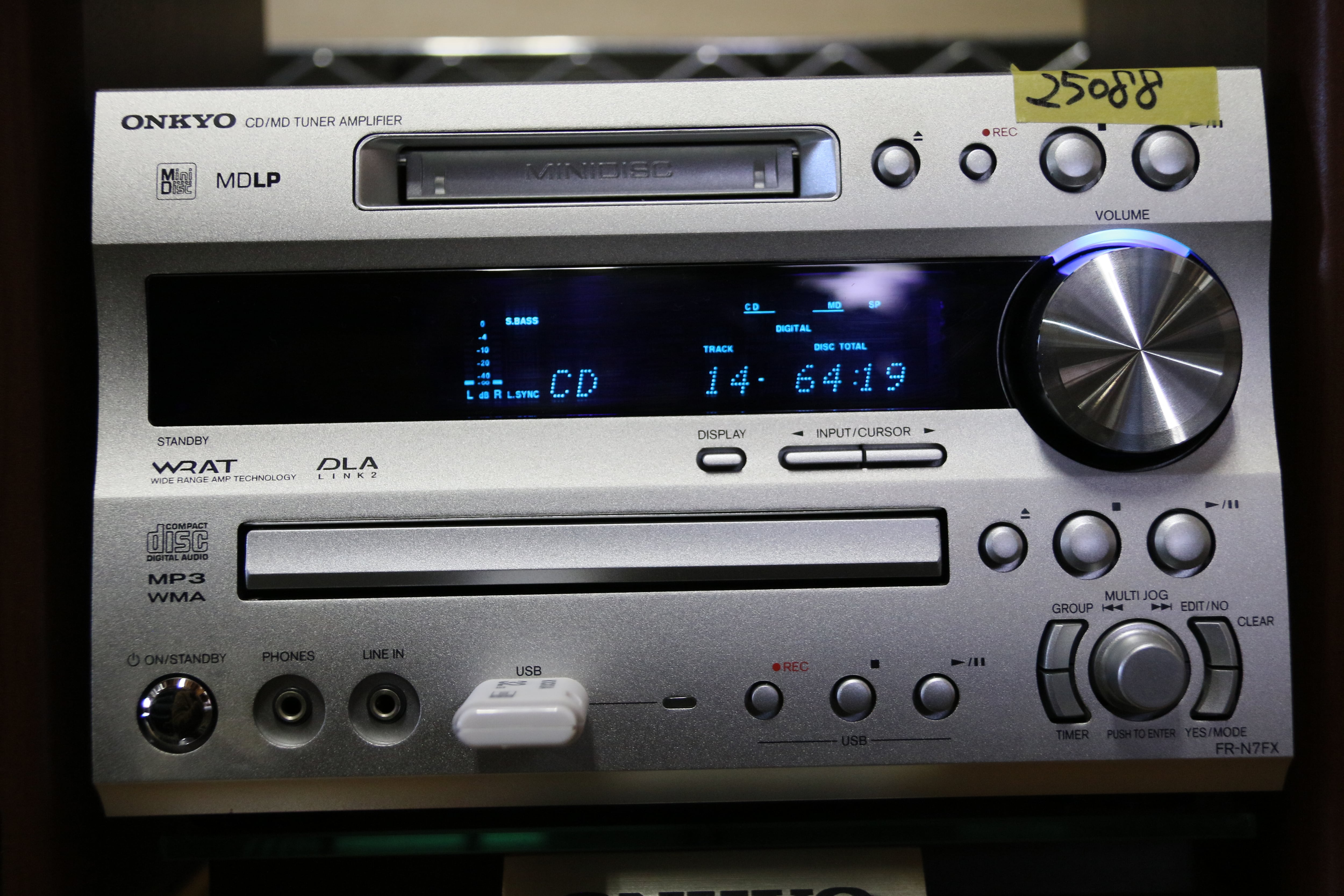 高音質で多機能！】ONKYO FR-N7FX ＆ D-N7FX MD/CD/USB/ｱﾝﾌﾟ/ﾁｭｰﾅ