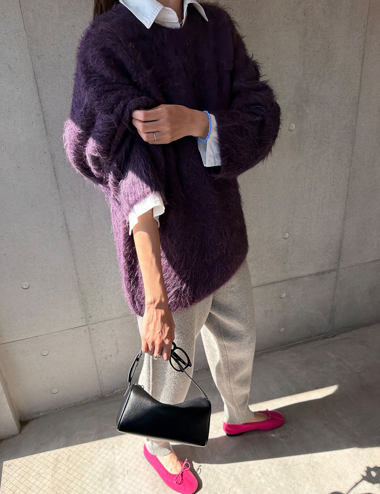 【新作5％OFF・3日間】Over-fit Huwa-Huwa Knit_6colors