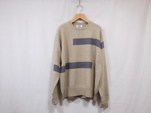 REVERBERATE”LINE JUMPER BEIGE”